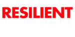 resilient plumbing logo white